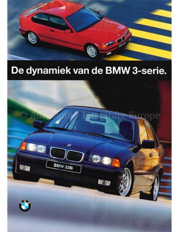 1996 BMW 3 SERIE BROCHURE NEDERLANDS