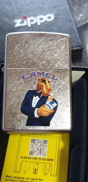 Zippo - Original Zippo Rarität Joe Camel Zigaretten Werbung, Verzamelen, Nieuw
