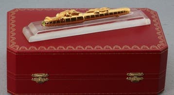 Cartier - Crocodiles de Cartier exceptionel gold plated -, Verzamelen, Pennenverzamelingen, Nieuw