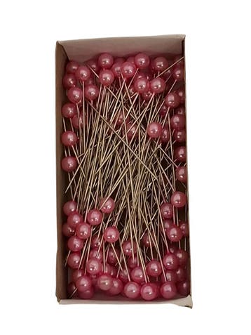 Parelspelden Push pin Soft Pink 6 mm Set 120, Nieuw