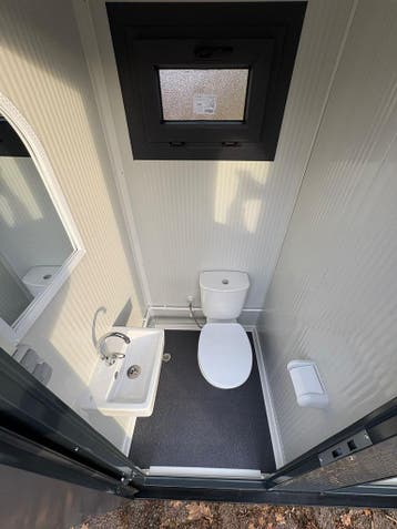 Dubbele Sanitaire Unit | Toilet + Urinoir, Luxe Geïsoleerd, Bricolage & Construction, Ophalen of Verzenden, Toilet