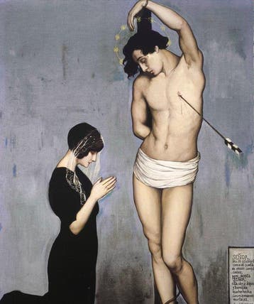 Ángel Zárraga (1886-1946) (after) - Votive Offering (Saint, Antiquités & Art
