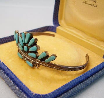 Armband - Verenigde Staten Zuni-handwerk, gesigneerd A.E.