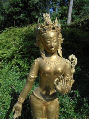Tibetaanse bodhisattva / Tara - Brons, Messing, Antiek en Kunst