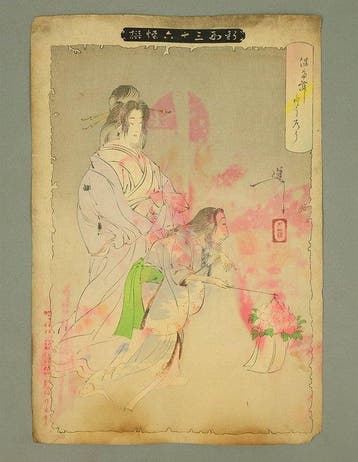 Hotamu Toro  - Tsukioka Yoshitoshi  (1839-1892)