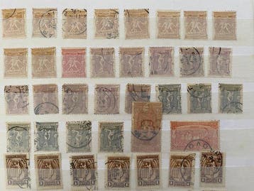 Griekenland 1896/1920 - Hoge waarde collectie - inbegrepen:, Gestempeld
