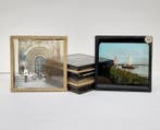 14 x Hand-Coloured Glass Slides - Royal Procession, Travel &, Nieuw