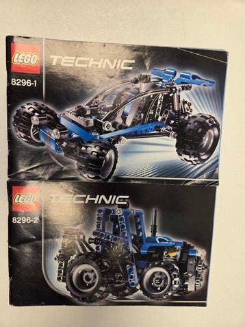 Lego Set - Technic - 8296 Blauwe Duinbuggy+ Mini, Nieuw