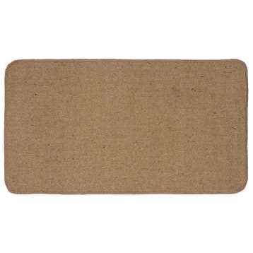 vidaXL Gebied Tapijt Lichtbruin 60 x 110 cm Jute, Verzenden