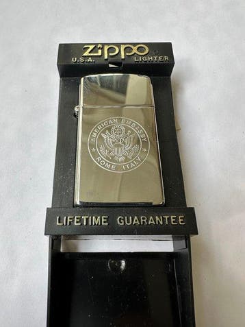 Zippo - Zippo slim - Zonder minimumprijs - Aansteker - Staal, Nieuw
