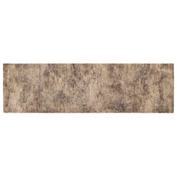 vidaXL Keuken Tapijt Bruin beton 300 x 60 cm 100% Polyamide, Tuin en Terras, Verzenden, Nieuw