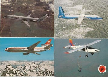 Aviation - avion - Carte postale (100) - 1960-2015