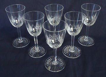 Baccarat - Verre à eau (6) - Modèle Epron - Cristal