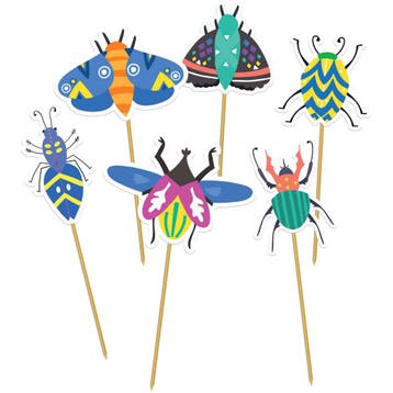 Insecten Cupcake Toppers 12st, Verzenden