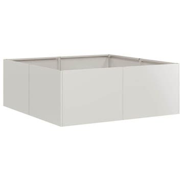 Plantenbak RVS 80x80cm -62% Retour deal! Weg is weg, Tuin en Terras, Bloembakken en Plantenbakken, Gebruikt, Vierkant, Metaal