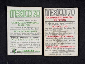 1970 Panini Mexico 70 World Cup, - History: Albert & Kocsis