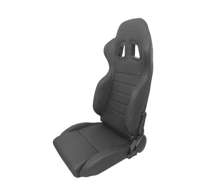 SIÈGE SPORT SEMI-BAQUET UNIVERSEL STYLE SPARCO CUIR NOIR, Autos : Pièces & Accessoires, Habitacle & Garnissage, Envoi