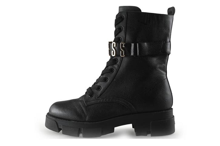 Guess Veterboots in maat 39 Zwart, Kleding | Dames, Schoenen, Zwart, Zo goed als nieuw, Overige typen, Verzenden