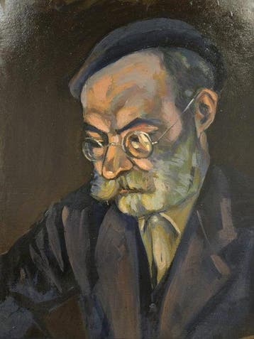 Spaanse school (XX) - Retrato de escritor