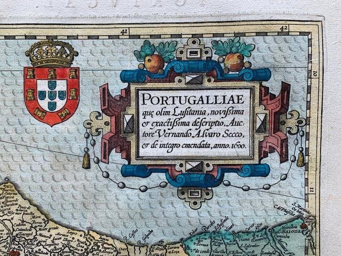 Portugal - Portugal; G. Mercator/ H. Hondius - Portugalliae, Boeken, Atlassen en Landkaarten