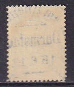 Empire allemand 1912 - Minr. Jimprimé -1 M- Chien jaune en
