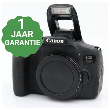 10% korting | Canon EOS 750D body | Tweedehands, TV, Hi-fi & Vidéo, Verzenden