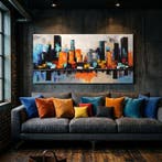 Monika Spiewak - Abstract - Oil Painting Stretched On The
