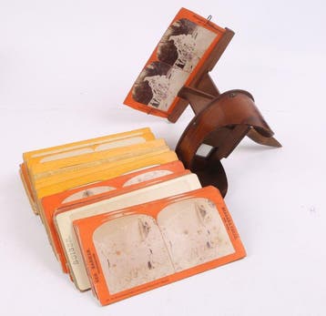 Holmes Viewer + 57 stereo views Appareil photo argentique