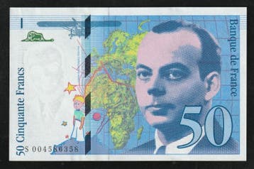 France Fay 72/01b 50 Francs Saint Exupery 1992 Alphabet S..., Verzenden, België
