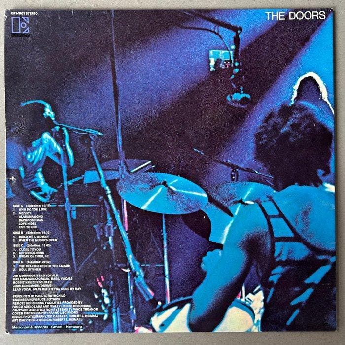 The Doors - Absolutely Live! (Gold Labels, Teldec Pressing!), Cd's en Dvd's, Vinyl Singles