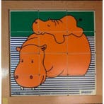 Educo puzzel Nijlpaard moeder met kind, Verzenden