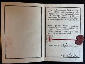 Reliekhouder (3) - Papier, Hout, Textiel, Was - 1930-1940 -