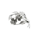 Witgouden broche met diamanten; 0,12 ct., Bijoux, Sacs & Beauté, Broches, Ophalen of Verzenden