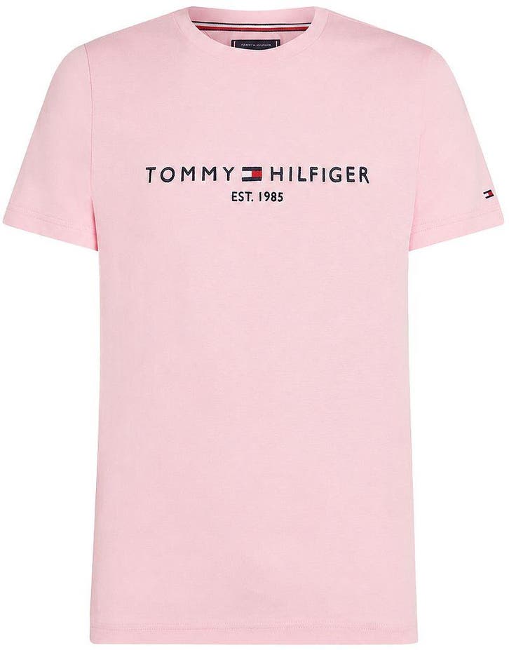 Tommy Hilfiger T-shirt Logo roze maat Maat 48/50 (M) Heren, Vêtements | Hommes, T-shirts, Envoi