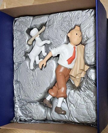 Moulinsart, Leblon Delienne - Hergé - Beeldje, Tintin et, Nieuw