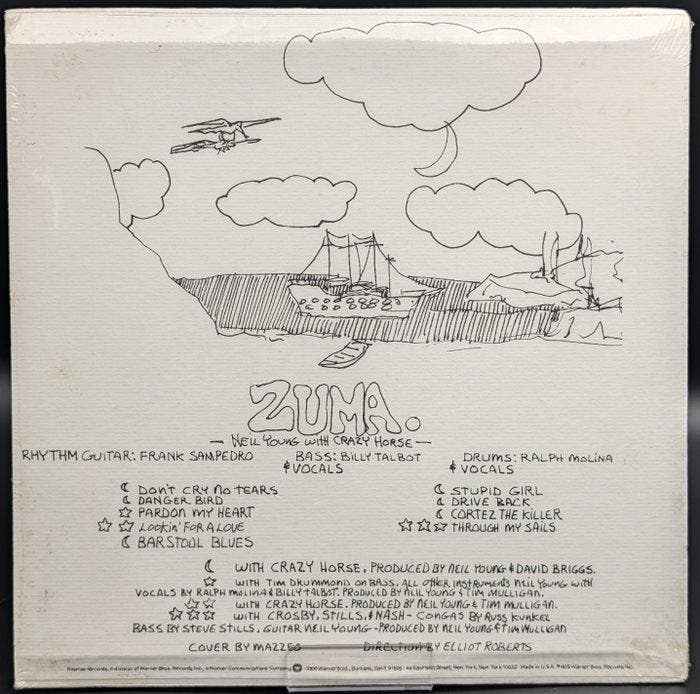 Neil Young & Crazy Horse - Zuma - Vinylplaat - 1ste persing, CD & DVD, Vinyles Singles