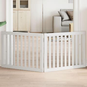 vidaXL Hondenhek inklapbaar 2 panelen 160 cm populierenhout, Verzenden