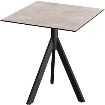Inklapbare Tafel | INFINITY | HPL/RVS | Steenlook Blad |, Verzenden