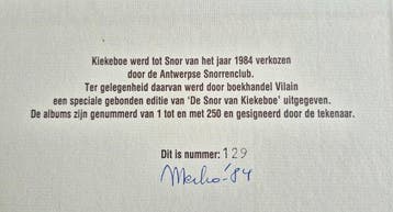 Kiekeboe 26 - De snor van Kiekeboe - Luxe linnen HC - 1, Nieuw