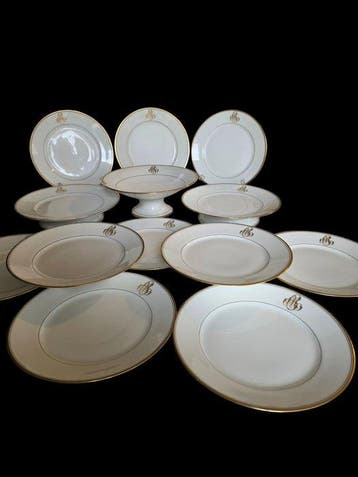 Porcelaine de Paris - Tafelservies (13) - Porselein