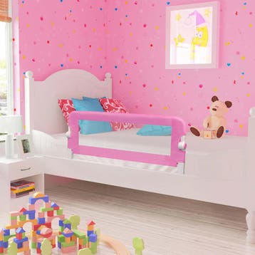 vidaXL Bedhekje peuter 120x42 cm polyester roze, Kinderen en Baby's, Verzenden, Nieuw
