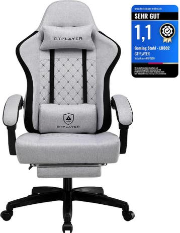 GTPLAYER Gaming-stoel, bureaustoel met pocketveringkussen, 1, Huis en Inrichting, Verzenden, Nieuw