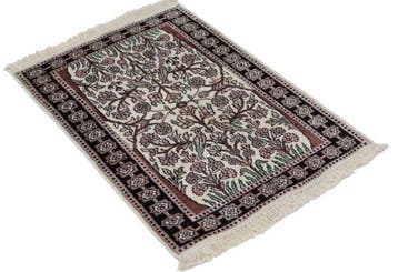 aufwendig hangeknüpfz - Kaschmir - Vloerkleed - 88 cm - 63