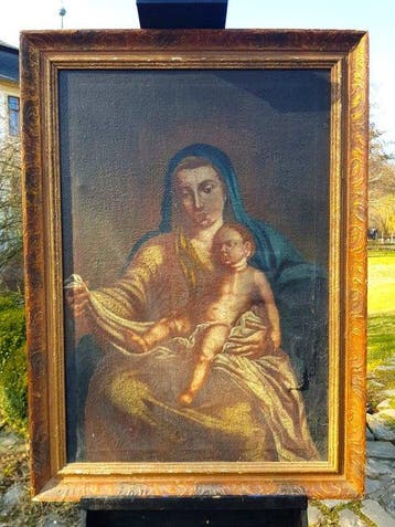 Oostenrijkse school (XVIII) - Madonna and Child
