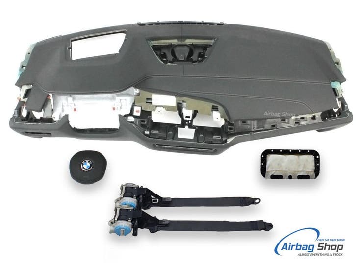 Airbag set Dashboard HUD grijs stiksel BMW X6 G06 2019-..., Autos : Pièces & Accessoires, Tableau de bord & Interrupteurs