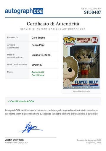 Funko - Funko Pop - Flayed Billy 844 Stranger Things Flayed