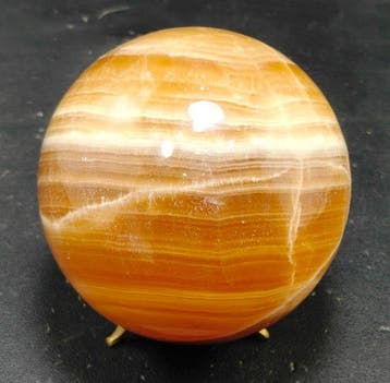 Calcite miel naturelle de grande taille — Super Size Sphère