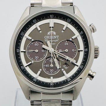 Orient - Neo70s Solar Chronograph - Grey Dial - Zonder