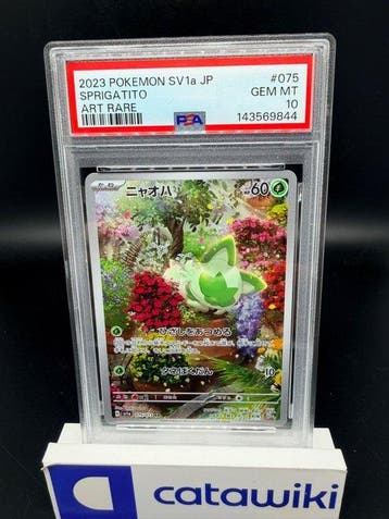 Pokémon - 1 Graded card - Sprigatito 075/073 PSA 10 -