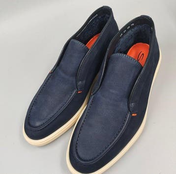 Santoni-UK6.5-With real Fur - Loafers - Maat: EU 40 - Nieuw